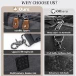 Gonex 60L Canvas Duffle Bag for Aviation Travel