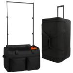 Portable Rolling Dance Bag with Garment Rack, 28
