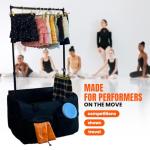 Portable Rolling Dance Bag with Garment Rack, 28