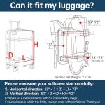 Heavy-Duty Backpack Conversion Straps for Luggage