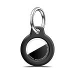 Black MOLOSLEEVE Airtag Holder with Keychain