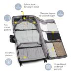 DELSEY Paris Helium DLX Garment Bag with Spinners