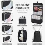 10-Piece Durable Packing Cubes for Aviation Travel