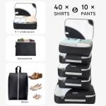10-Piece Durable Packing Cubes for Aviation Travel