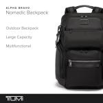 TUMI Alpha Bravo Nomadic Backpack - 15" Laptop - Black