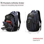 Smart Swissdigital Laptop Backpack with USB Charging