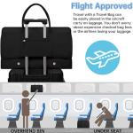 ETRONIK Aviation Weekender Bag for Women, Black