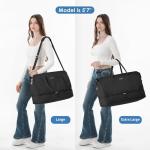 ETRONIK Aviation Weekender Bag for Women, Black