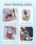 Clear Toiletry Bags Set - TSA Approved Travel Essentials