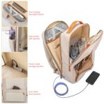 NOBLEMAN 15.6-Inch USB Travel Laptop Backpack