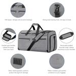Aviation Travel Bag with Convertible Suit Compartment