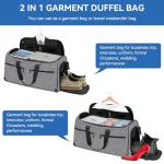 Aviation Travel Bag with Convertible Suit Compartment