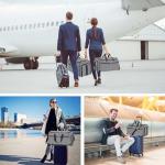 Aviation Travel Bag with Convertible Suit Compartment