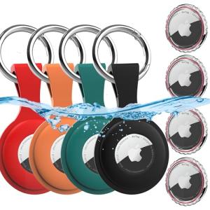 Waterproof Keychain Holder for AirTag + Anti-Lost Keychain
