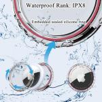 Waterproof Keychain Holder for AirTag + Anti-Lost Keychain