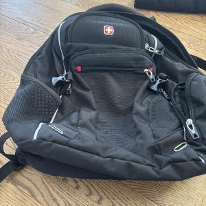 SWISSGEAR TSA-Friendly Black Laptop Backpack