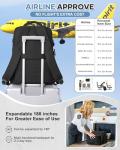 VECAVE Flight Approved Waterproof Carry-On Backpack