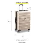 DELSEY Paris Margot Gold Hardside Luggage, Checked 24
