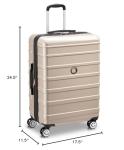 DELSEY Paris Margot Gold Hardside Luggage, Checked 24