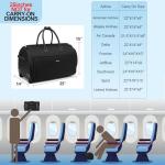 Modoker Rolling Garment Duffle, 3-in-1 Aviation Travel Bag