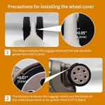 Luggage Wheel Covers: 9-Pack for Spinner Wheels