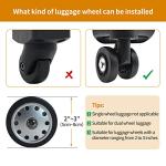 Luggage Wheel Covers: 9-Pack for Spinner Wheels