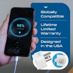 Grounded Universal Travel Plug Adapter for Australia, China, New Zealand