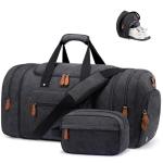 Aviation Canvas Duffle Bag with Shoe Compartment