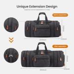 Aviation Canvas Duffle Bag with Shoe Compartment