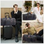 Aviation Canvas Duffle Bag with Shoe Compartment