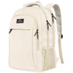 MATEIN Beige Laptop Backpack 15.6 Inch, Aviation Fashion Bag