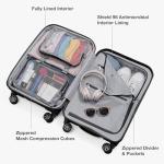 Pagosa Indestructible Hardshell Expandable Spinner Luggage
