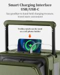 Joyway Green Carry-On Luggage