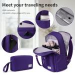 Lavender Expandable 3-Piece Hardshell Luggage Set