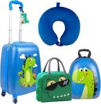 Dinosaur Kids Luggage Set - 5 Pieces