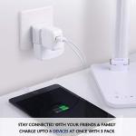 Brazil Travel Adapter Plug - Dual USA Input (3 Pack - Ultra Compact)