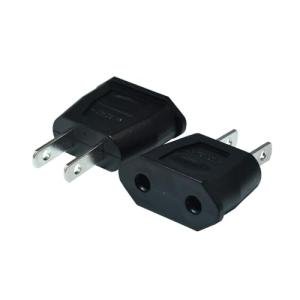 Europe to US Travel Charger - 2PCS (Black)