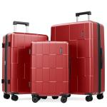 Showkoo 3-Piece Expandable Hardside Luggage Set