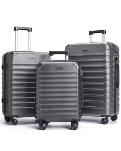 Durable 3-Piece Lightweight Luggage Set with Spinner Wheels