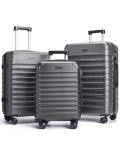 Durable 3-Piece Lightweight Luggage Set with Spinner Wheels