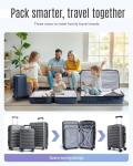 Durable 3-Piece Lightweight Luggage Set with Spinner Wheels
