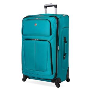 SwissGear Teal Checked-Large 29-Inch Roller Luggage