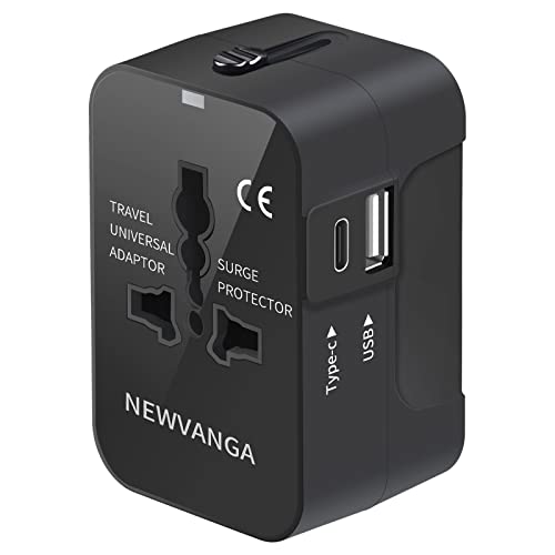 Worldwide Universal Travel Adapter with USB C