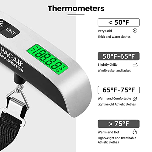 BAGAIL Portable Luggage Scale with LCD Display