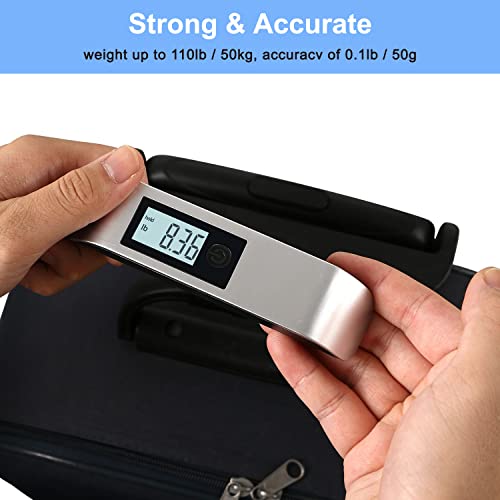 Digital Luggage Scale with Backlit LCD Display