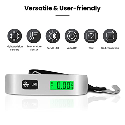 BAGAIL Portable Luggage Scale with LCD Display