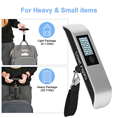 Digital Luggage Scale with Backlit LCD Display