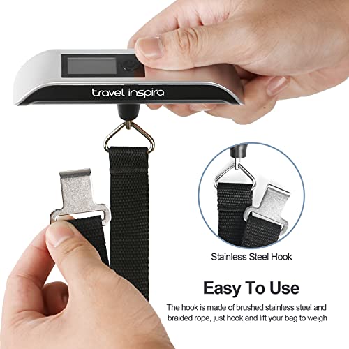 Digital Luggage Scale with Backlit LCD Display