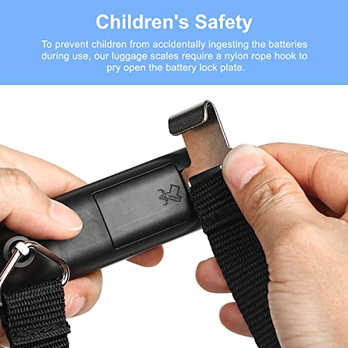 Digital Luggage Scale with Backlit LCD Display