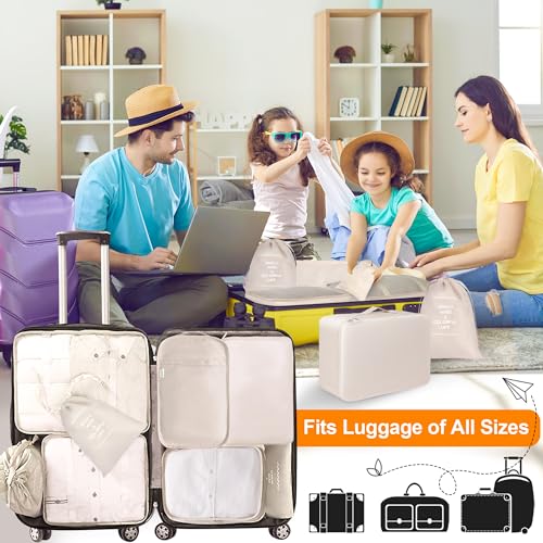 Aviation Travel Packing Set with Compression Bags